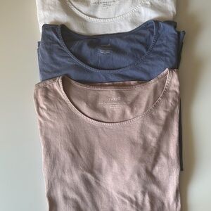 JJill Pack of Three Elipptical Tees